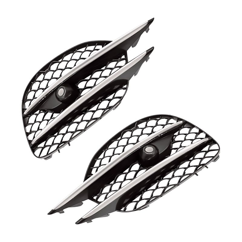 2228857200 Front Left Bumper Fog Light Cover Bezel Grille for Mercedes Benz S Class W222 S560 S500 S450